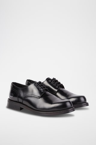 Derbys en cuir verni - Noir