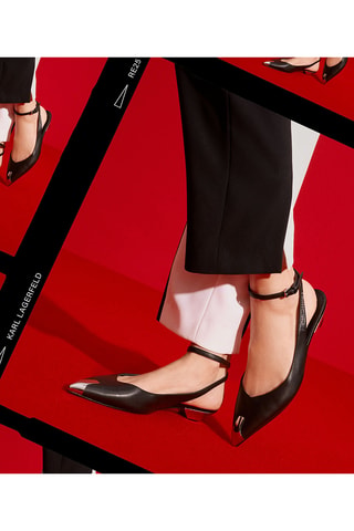 Schapenleren Pumps - Zwart