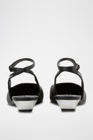 Schapenleren Pumps - Zwart