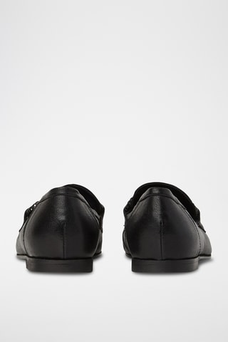 Mocassins en cuir de chèvre - Noir