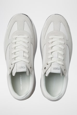 Baskets plateformes en cuir - Blanc