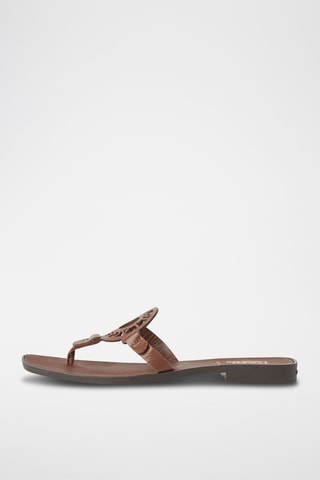 Sandales en cuir - Marron
