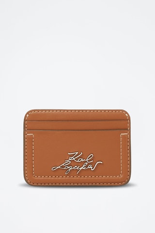 Porte-cartes en cuir - Marron