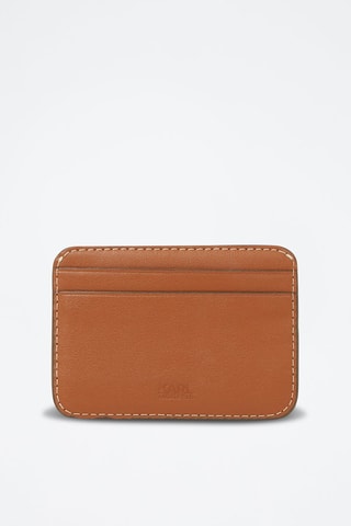 Porte-cartes en cuir - Marron