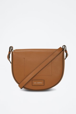 Sac bandoulière en cuir - Marron