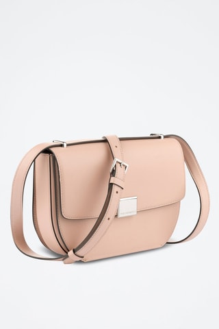 Sac bandoulière en cuir - Rose