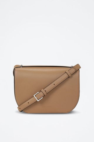 Sac bandoulière en cuir - Marron