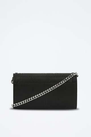 Sac bandoulière en cuir - Noir