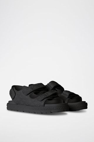 Sandales en cuir - Noir