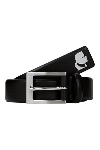 Ceinture en cuir - Noir