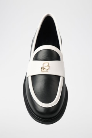 Mocassins en cuir - Noir