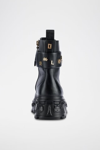 Bottines en cuir - Noir