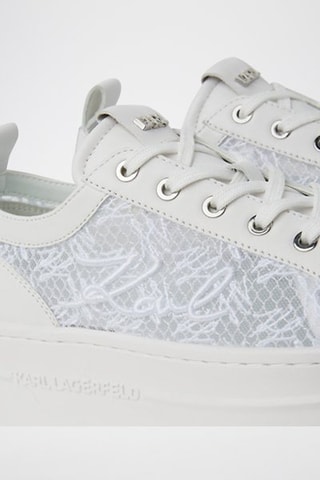 Baskets plateformes en cuir - Blanc
