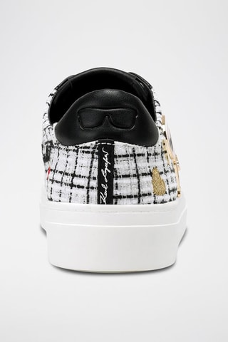 Baskets plateformes - Blanc et noir