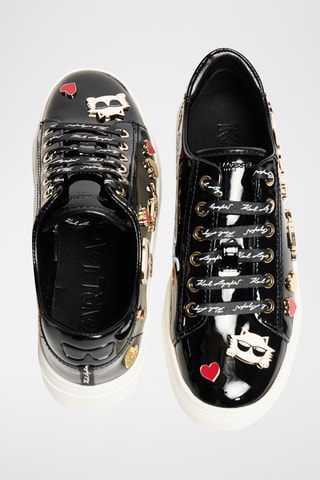 Baskets en cuir - Noir