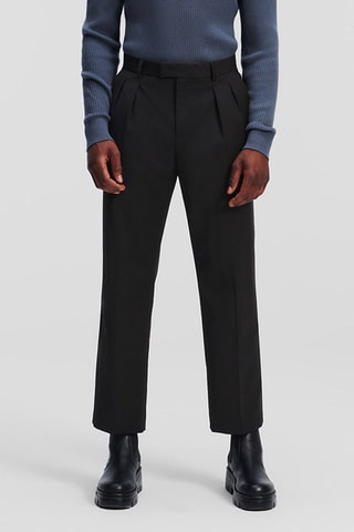 Pantalon en laine - Noir
