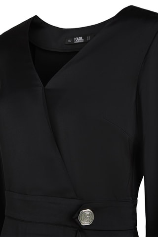 Robe portefeuille - Noir