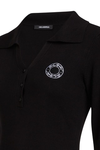 Robe polo - Noir