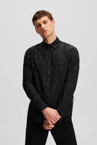 Chemise en coton biologique - Noir