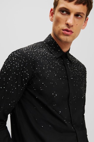Chemise en coton biologique - Noir
