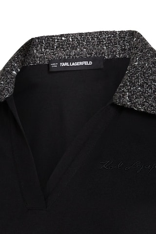 Polo en coton biologique - Noir