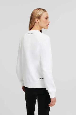 Sweat en coton biologique - Blanc