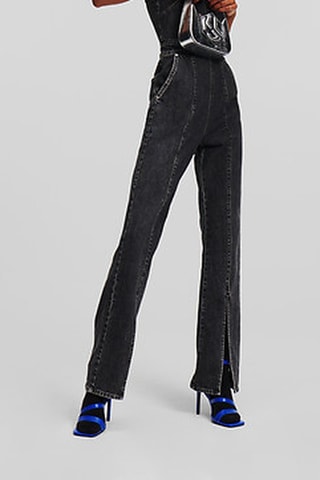 Combinaison en jean en coton biologique - Gris