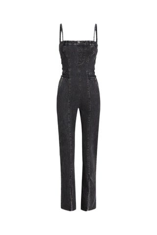Combinaison en jean en coton biologique - Gris