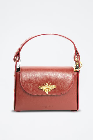 Borsa a mano in pelle Noemi - Bordeaux