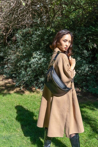 Leren Heuptas Dayana - Zwart