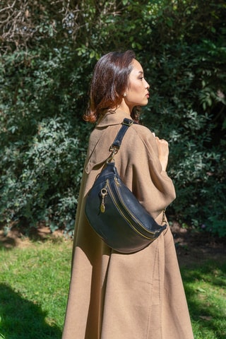 Leren Heuptas Dayana - Zwart