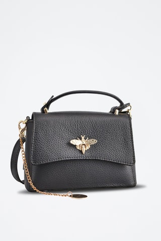 Borsa a tracolla in pelle Mathilde - Nero