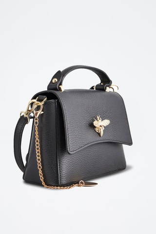 Borsa a tracolla in pelle Mathilde - Nero