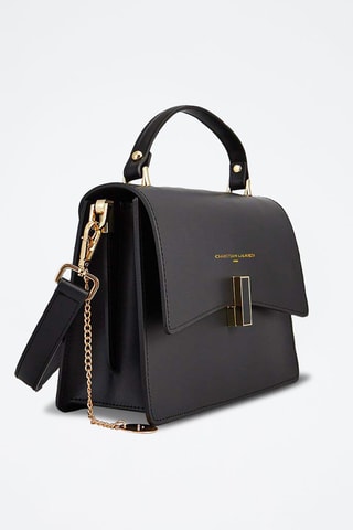 Borsa a mano in pelle Emma - Nero
