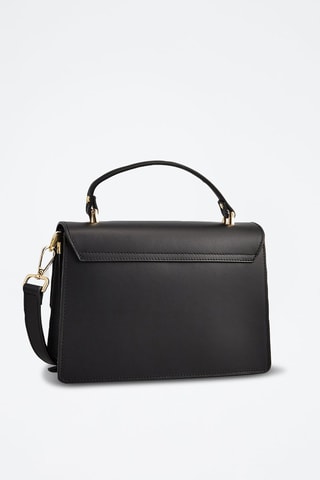 Borsa a mano in pelle Emma - Nero