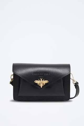 Borsa a tracolla in pelle Roxane - Nero