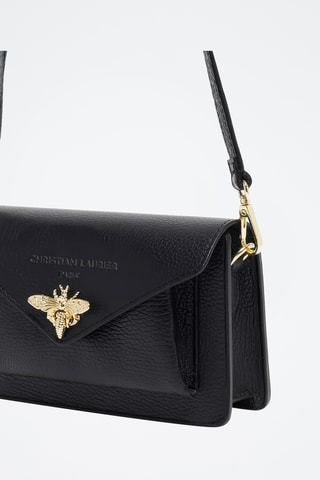 Borsa a tracolla in pelle Roxane - Nero