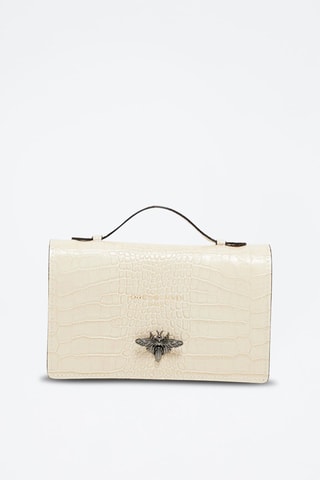 Borsa a tracolla in pelle Stacy - Nude
