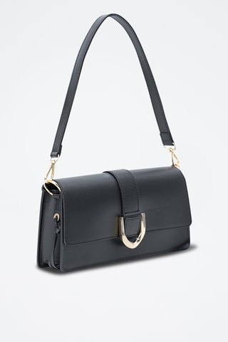 Borsa a tracolla in pelle Hazel - Nero