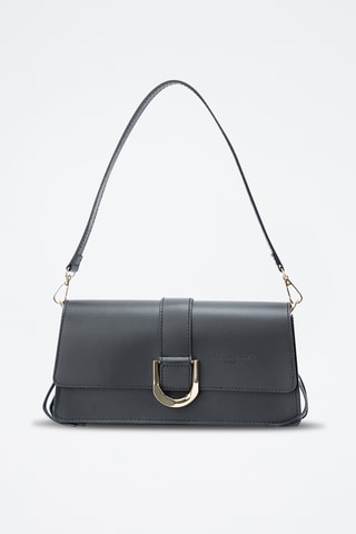 Borsa a tracolla in pelle Hazel - Nero