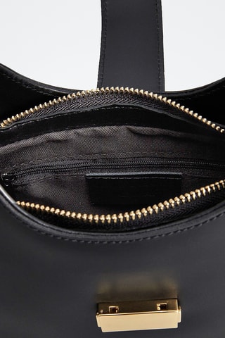 Borsa a tracolla in pelle Hely - Nero