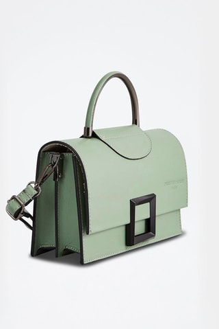 Borsa a mano in pelle Milo - Verde