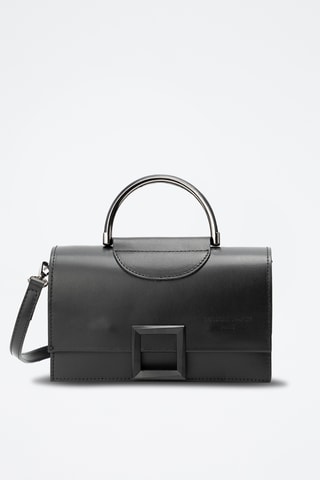 Borsa a mano in pelle Milo - Nero