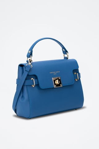 Borsa a mano in pelle Swang - Blu