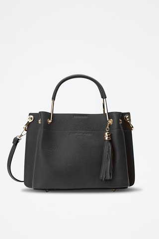 Borsa a mano in pelle Lamy - Nero