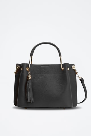 Borsa a mano in pelle Lamy - Nero