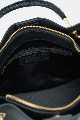 Borsa a mano in pelle Lamy - Nero
