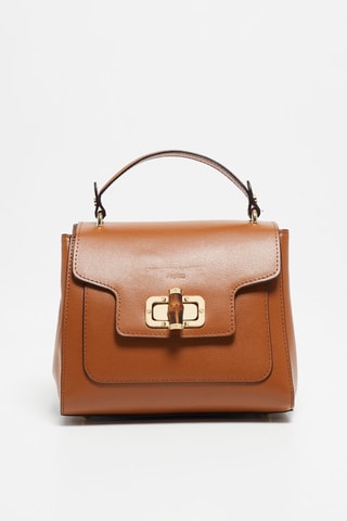 Borsa a mano in pelle Tia - Cammello