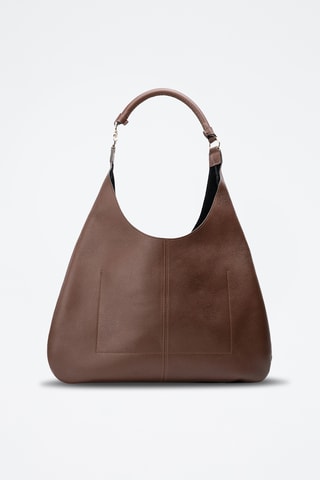 Shopping bag in pelle Suri - Marrone
