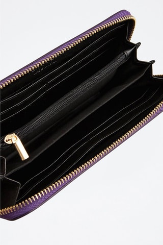 Portafoglio in pelle Ali Viola - Viola